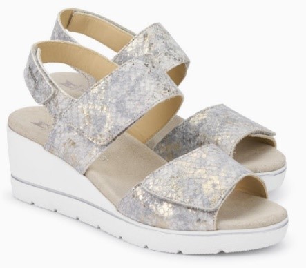 Mephisto Engelina sandalen voor dames lichtgrijs